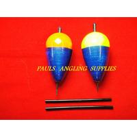 2 x ASL Pike Fishing Floats Slider Bungs